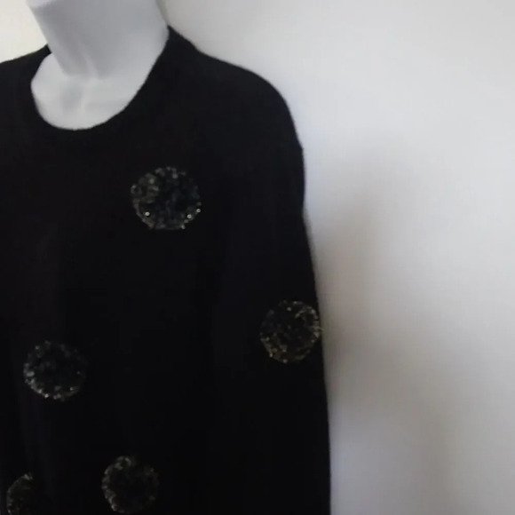 Jacqueline de Yong Knit Sweater, Gold/Black, S - Picture 4 of 7